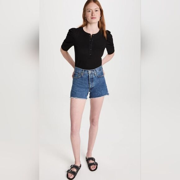 NWT Rebecca Minkoff Janine S/S Henley - Picture 5 of 9